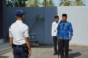 Upacara Bendera Memperingati Hari Pahlawan Tahun 2019 di BNNK Sumbawa Barat