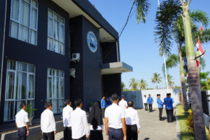 Upacara Bendera Memperingati Hari Pahlawan Tahun 2019 di BNNK Sumbawa Barat