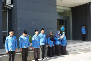 Upacara Bendera Memperingati Hari Pahlawan Tahun 2019 di BNNK Sumbawa Barat