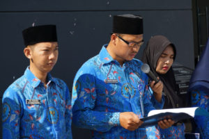 Upacara Bendera Memperingati Hari Pahlawan Tahun 2019 di BNNK Sumbawa Barat