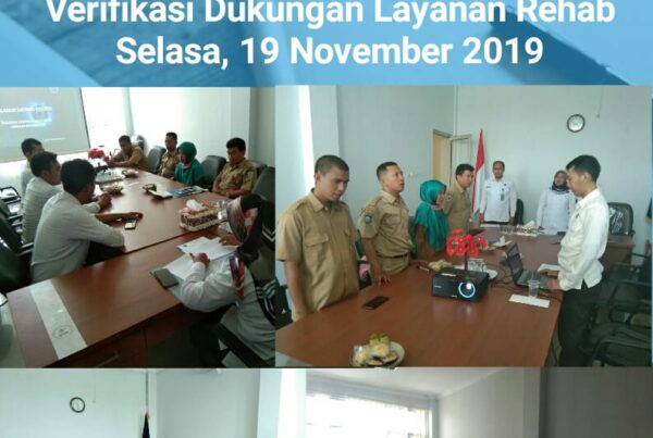 Kegiatan Verifikasi Dukungan Layanan Rehabilitasi BNNK Sumbawa Barat