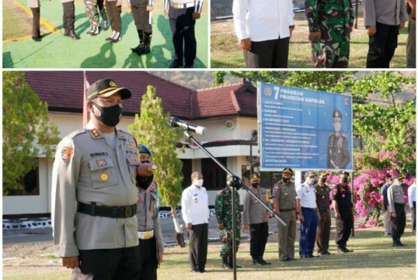 Kepala BNNK Sumbawa Barat Menghadiri Kegiatan Apel Gelar Pasukan Polres Sumbawa Barat